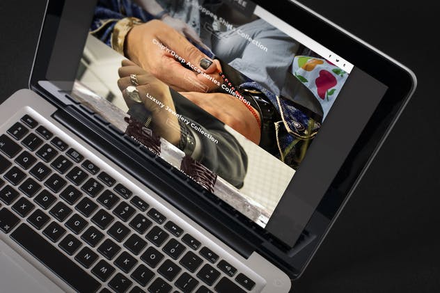 时尚电子商务网站Adobe Muse模板素材库精选 Shoppee – Stylish eCommerce Muse Template插图(2)