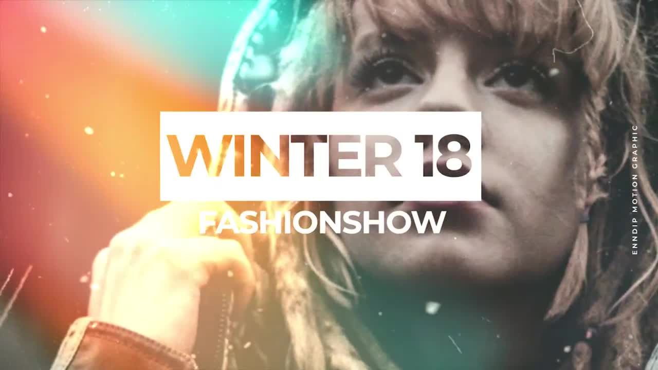 有故障效果的时尚幻灯片素材库精选AE模板