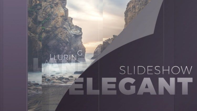 优雅幻灯片一种时尚的素材库精选AE模板