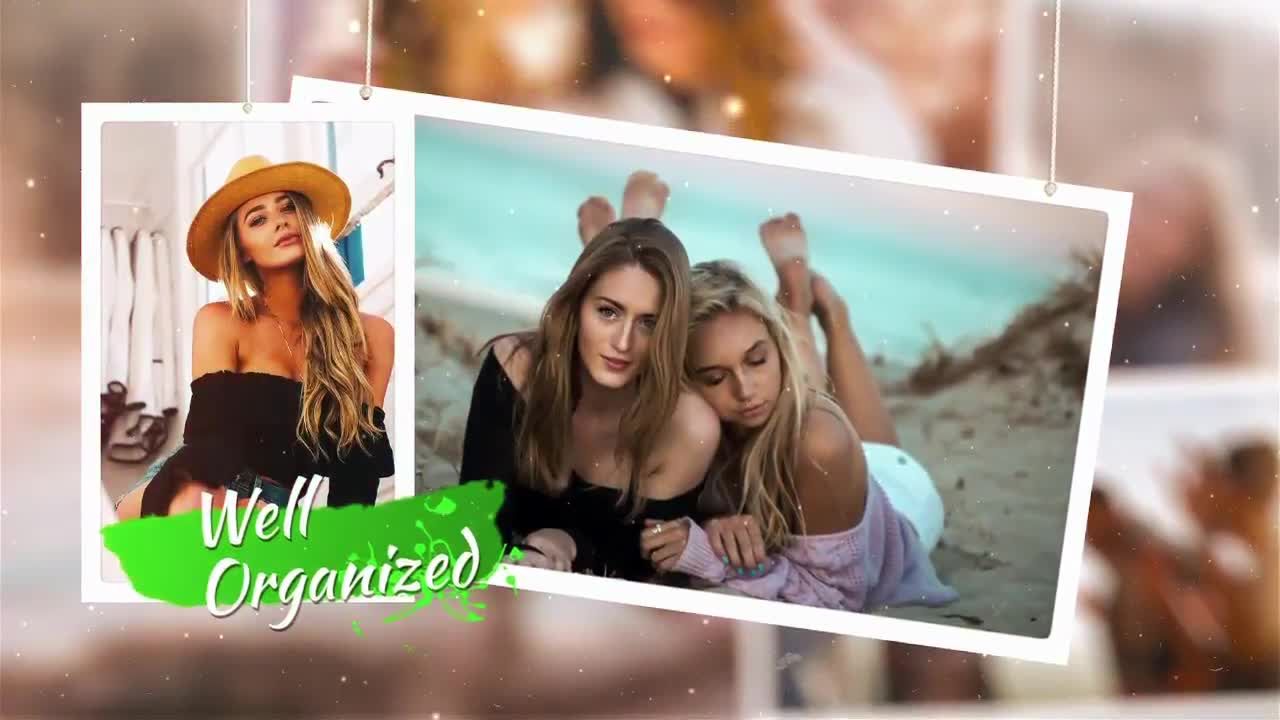 家庭聚会幻灯片素材库精选AE模板