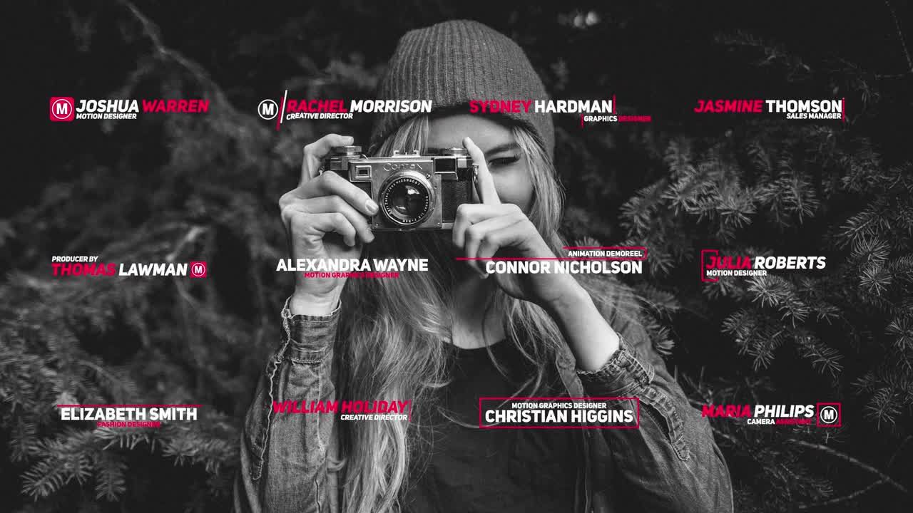 12个整洁的下三分之一商业广告素材库精选pr模板