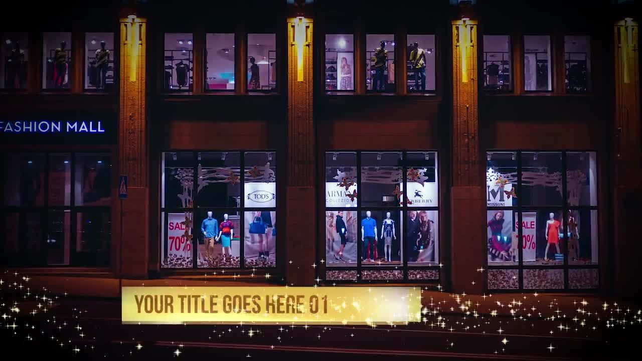 颗粒光泽效果魔术标题素材库精选pr模板