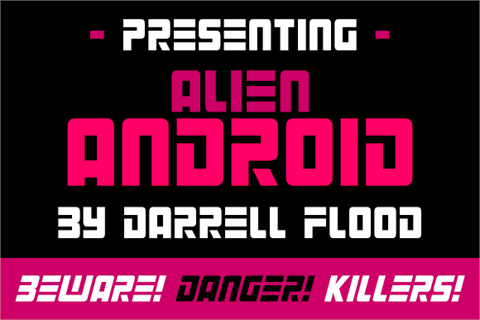 Alien Android font素材之家精选英文字体