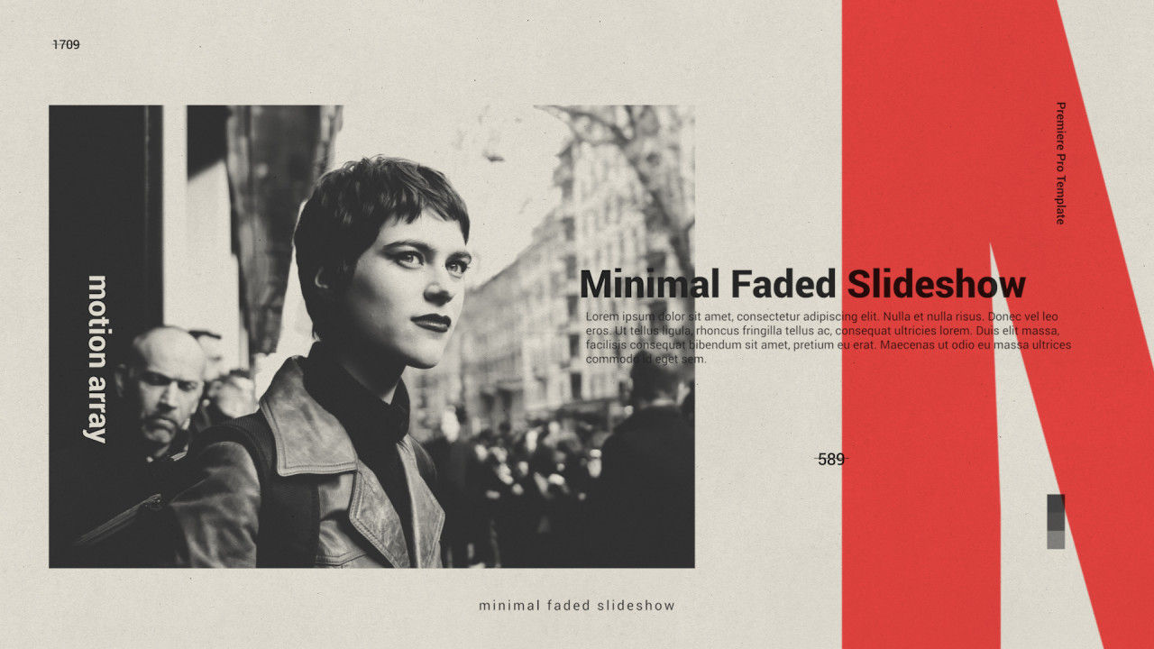 时尚小渐变转场过渡幻灯片Pr模板