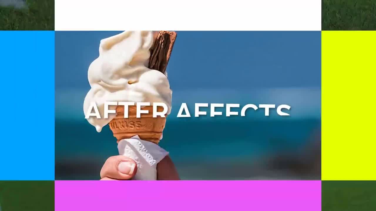 现代多屏画面切换展示片头素材库精选AE模板