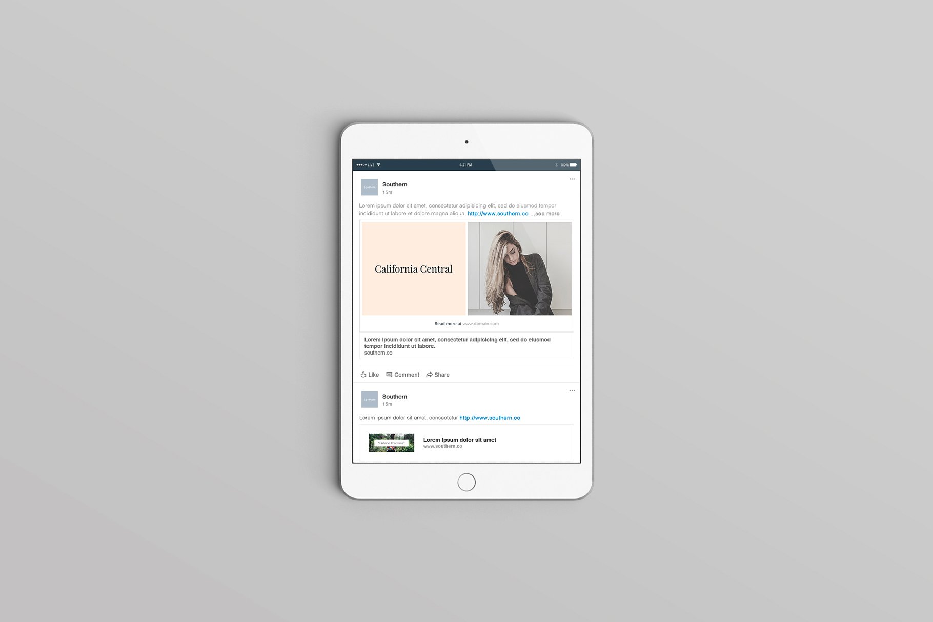 时尚摄影社交媒体模板素材库精选 California Social Media Templates插图(3)