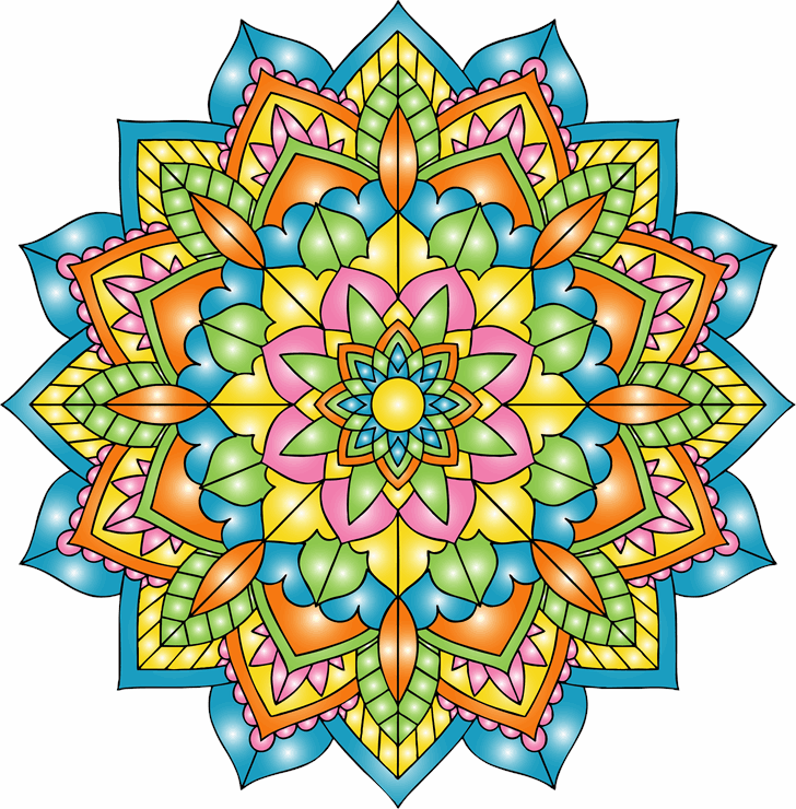 Mandalas font插图