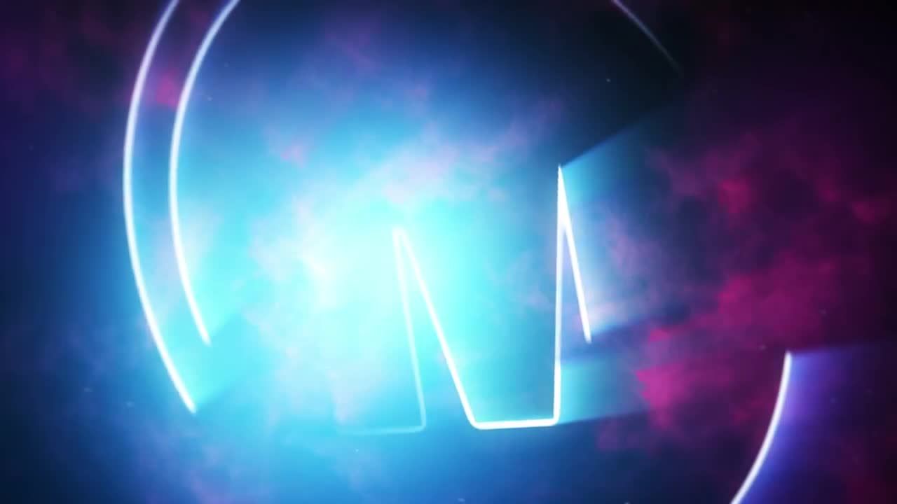 美观大气的企业公司粒子光线logo展示素材库精选AE模板