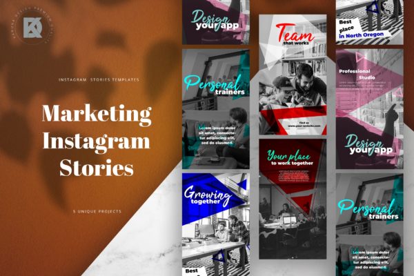 Instagram社交平台营销广告Banner设计模板素材库精选 Instagram Marketing Banners Pack
