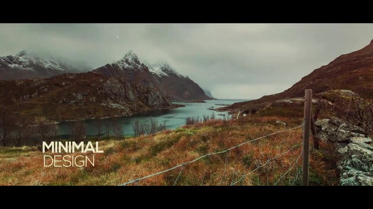 旅游风景照片展示转场过渡效果素材库精选AE模板