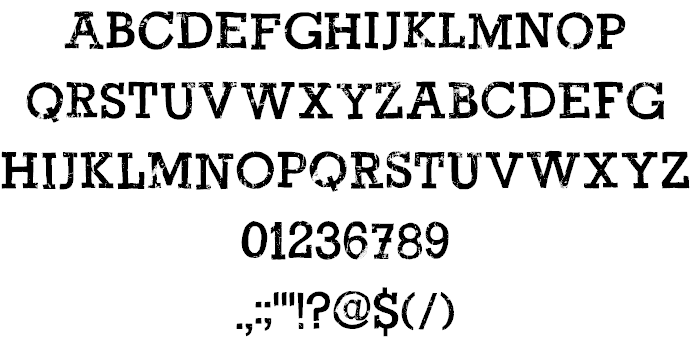 Return Policy DEMO font插图1