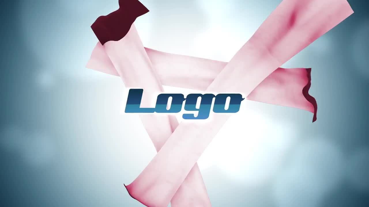 3D动画布料徽标显示素材库精选AE模板