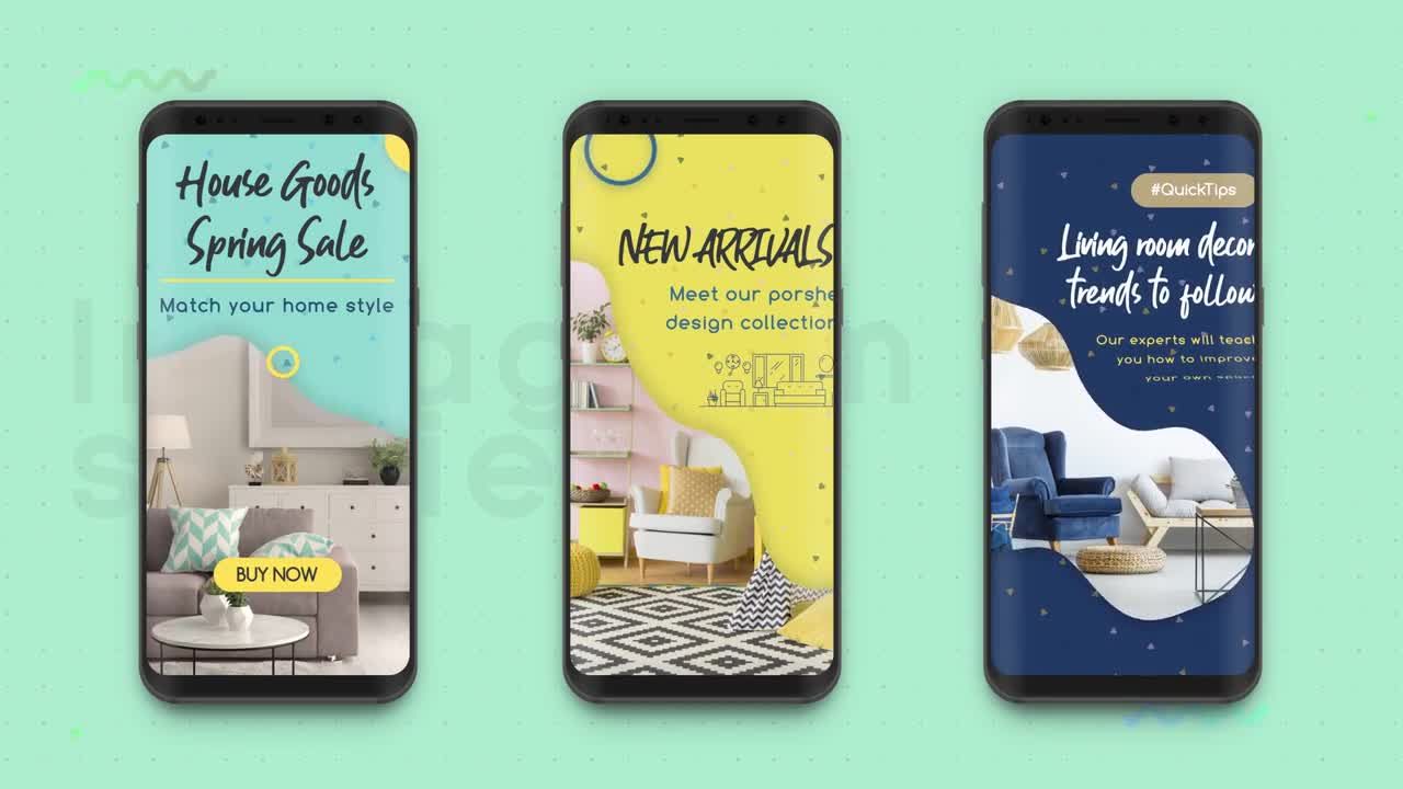 炫酷的Instagram故事介绍素材库精选AE模板