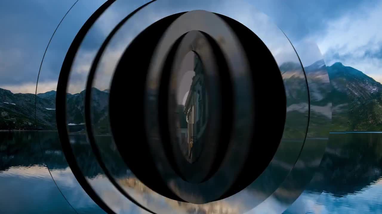 3D过渡旅行照片展示素材库精选AE模板