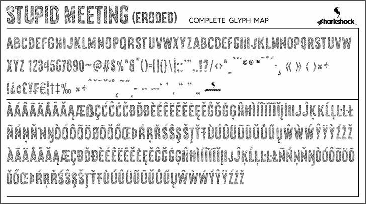 Stupid Meeting font插图