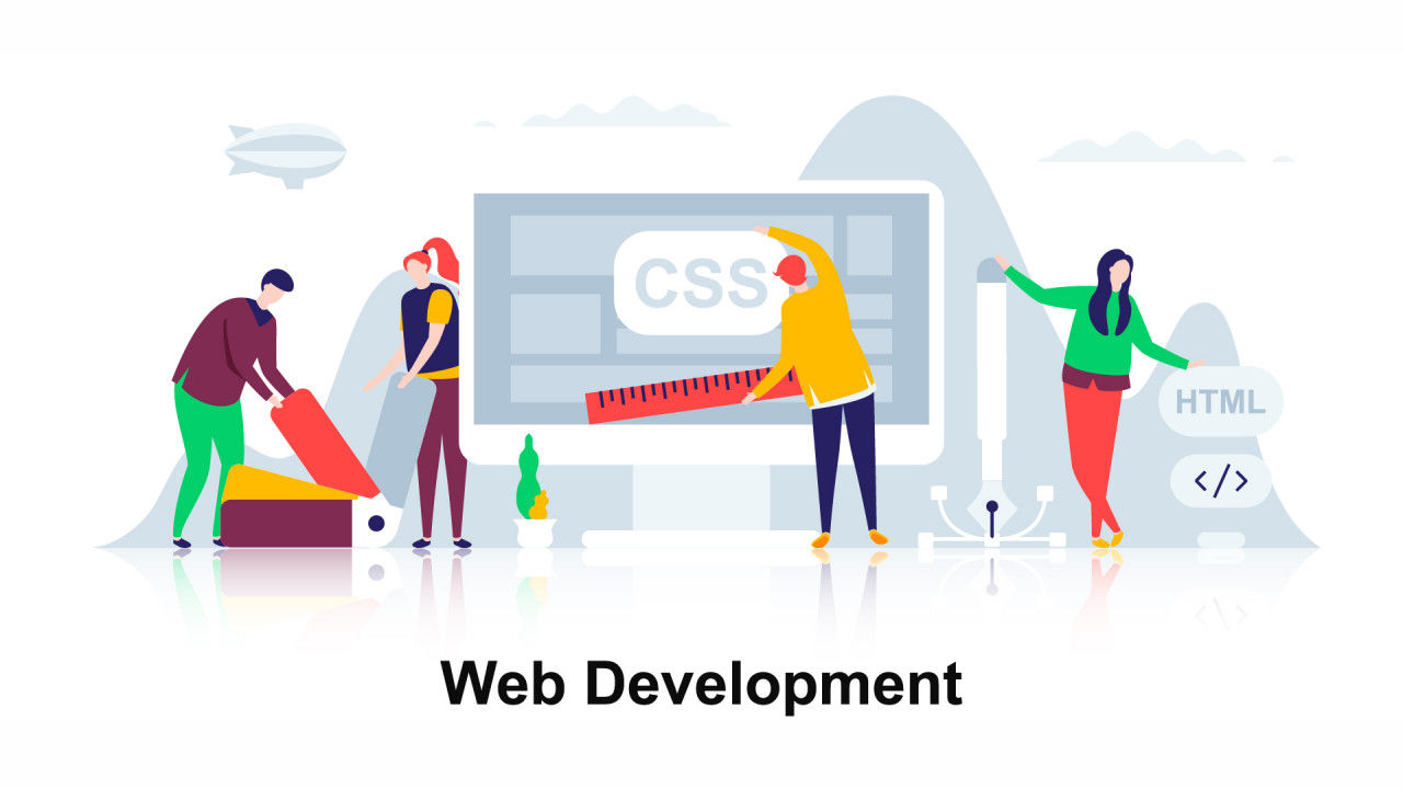 Web开发平面概念介绍素材库精选AE模板