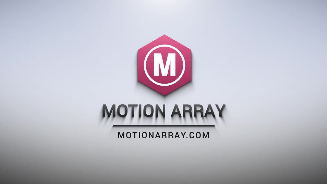 简单而醒目的阴影徽标素材库精选AE模板