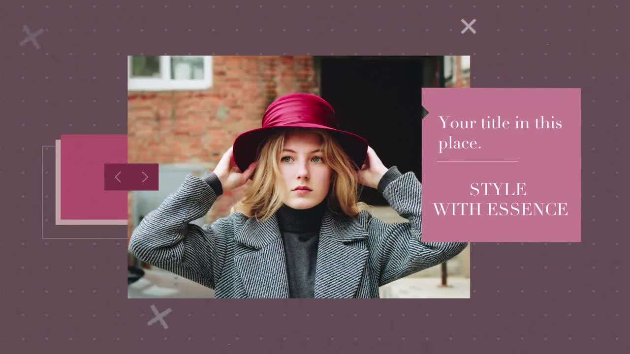 现代设计平滑过渡的照片素材库精选AE模板