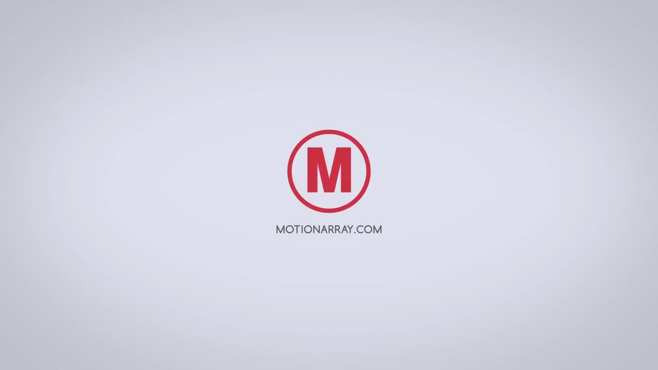 4个简洁独特的平面徽标动画素材库精选AE模板