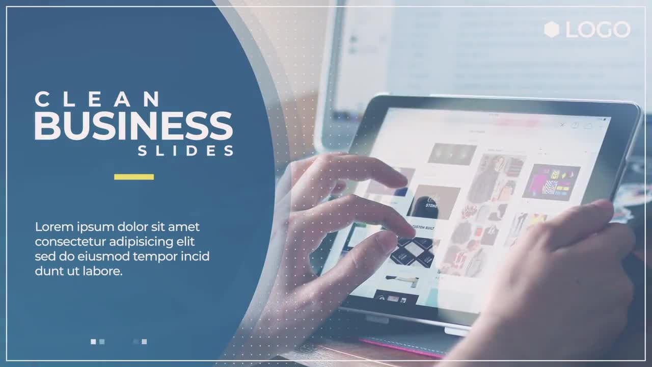 专业简介业务幻灯片过渡效果素材库精选AE模板