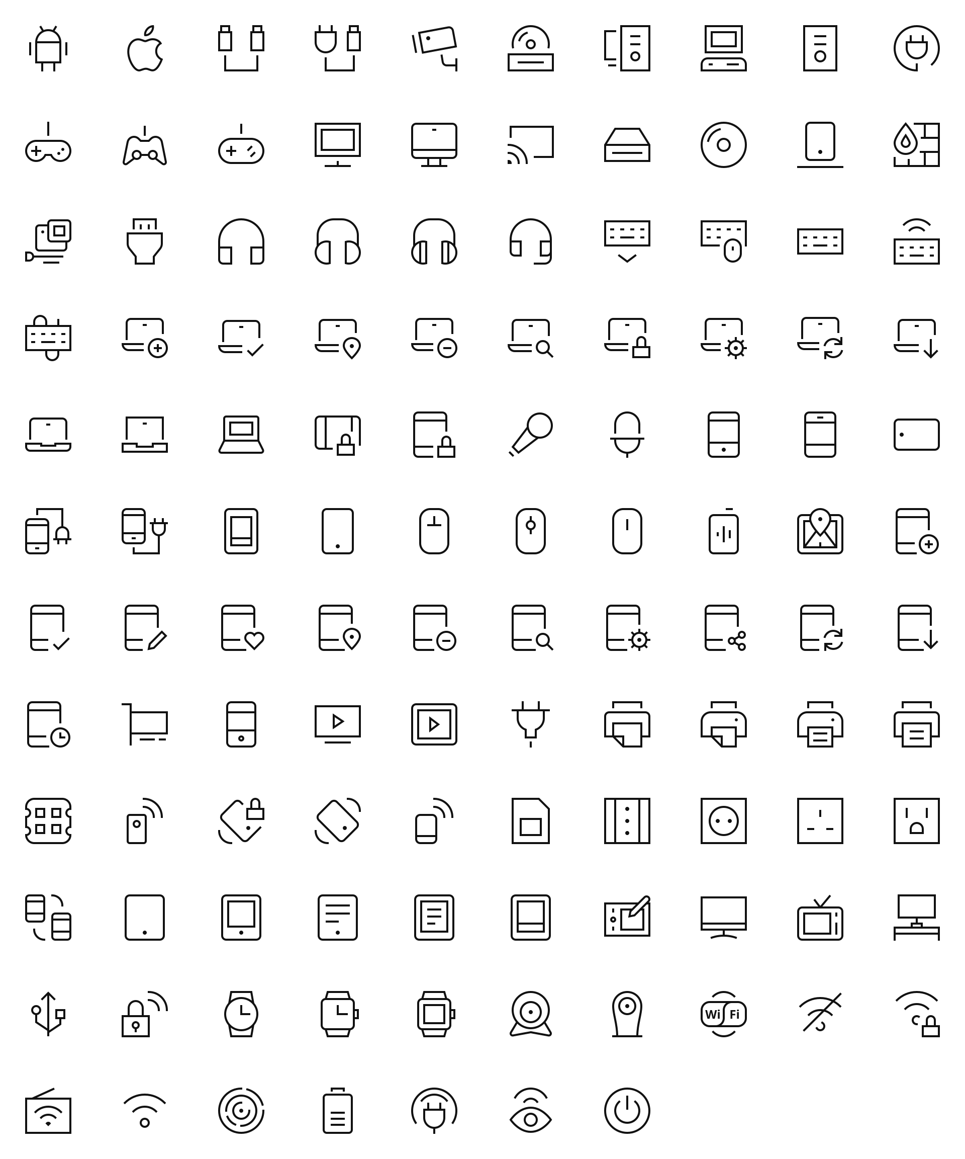 素材库下午茶：价值99美金的20000+超级图标套装下载（Ai+Sketch版）插图(19)