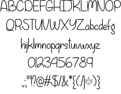 Fall is Coming font插图1