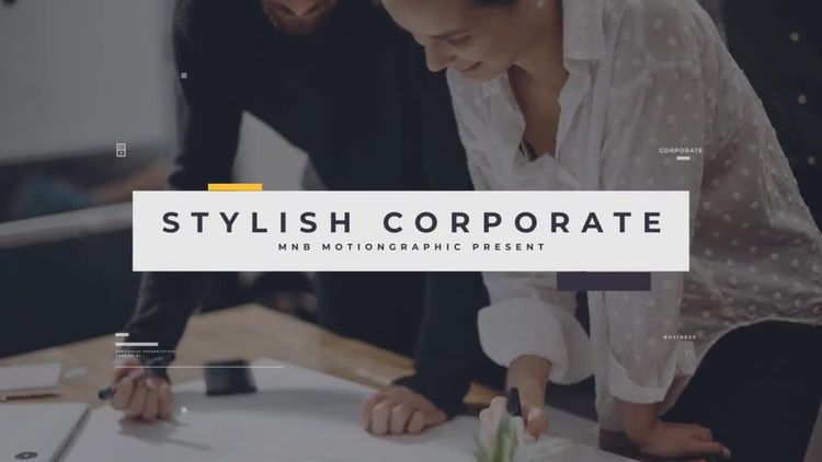 现代简约的企业宣传片素材库精选AE模板