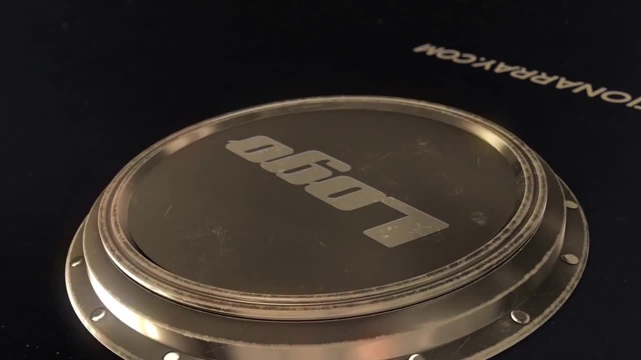 金属平台优雅标志素材库精选AE模板