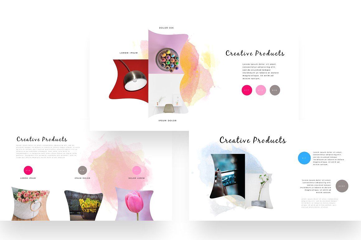 优雅时尚的PowerPoint模板插图(15)