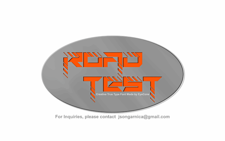 Roadtest font插图1 Roadtest font插图1