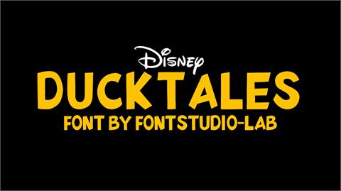 DuckTales font素材之家精选英文字体