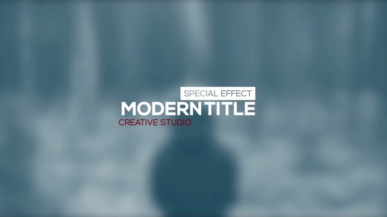 15个独特设计的简约文本标题动画素材库精选AE模板