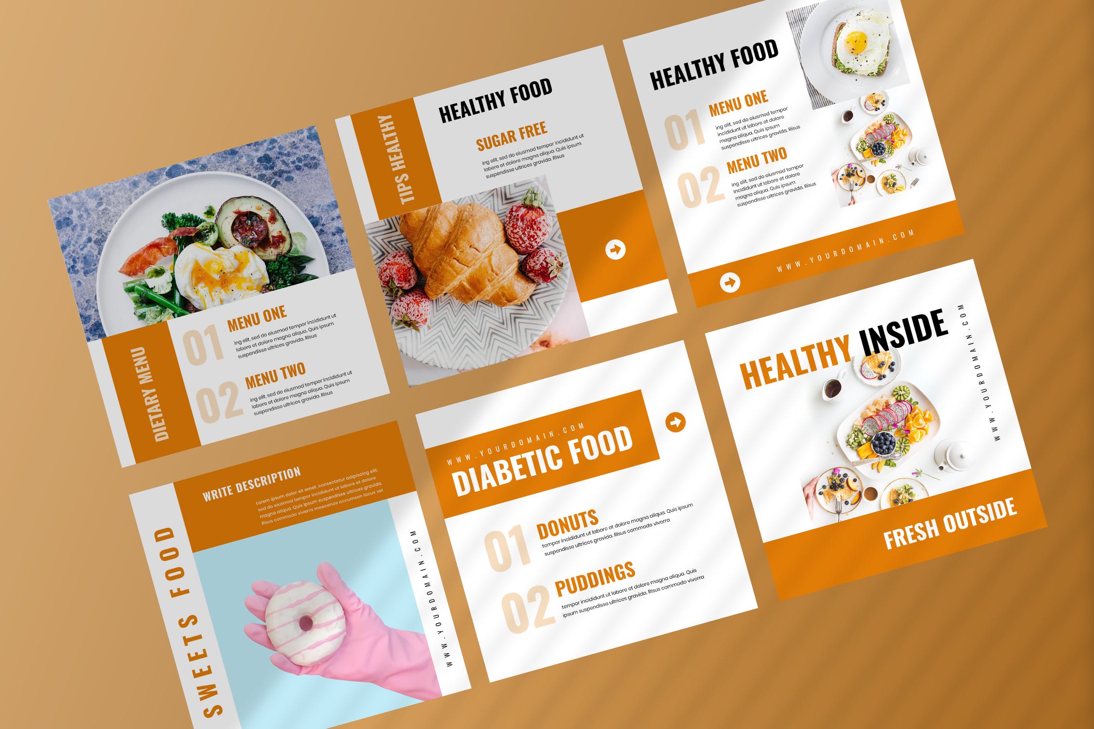 烘焙品牌社交媒体自媒体广告设计模板素材库精选 Sixteen – Social Media Kit插图(2)