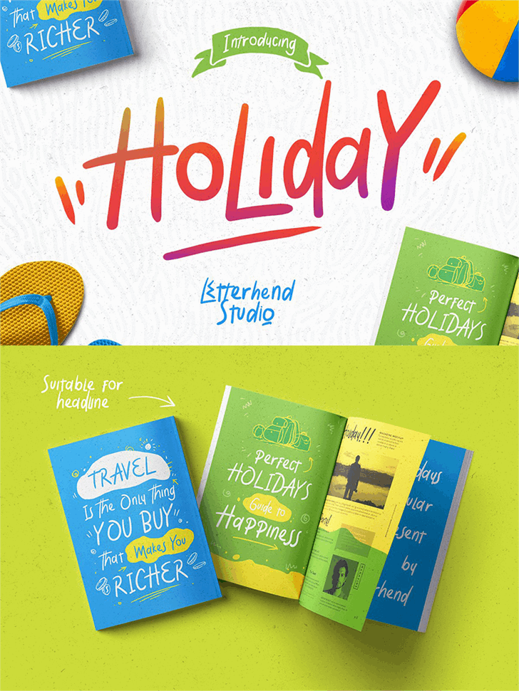 Holiday font插图1