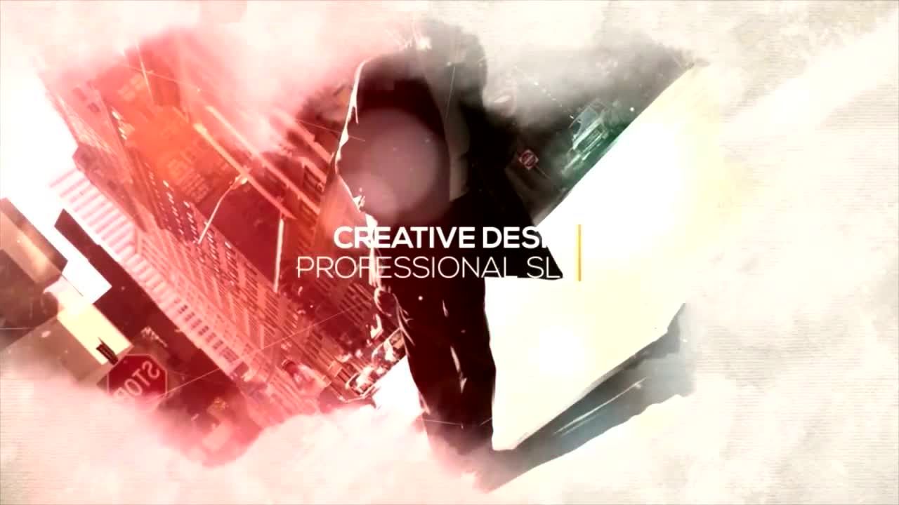 电影视差墨水效果开场白幻灯片素材库精选AE模板