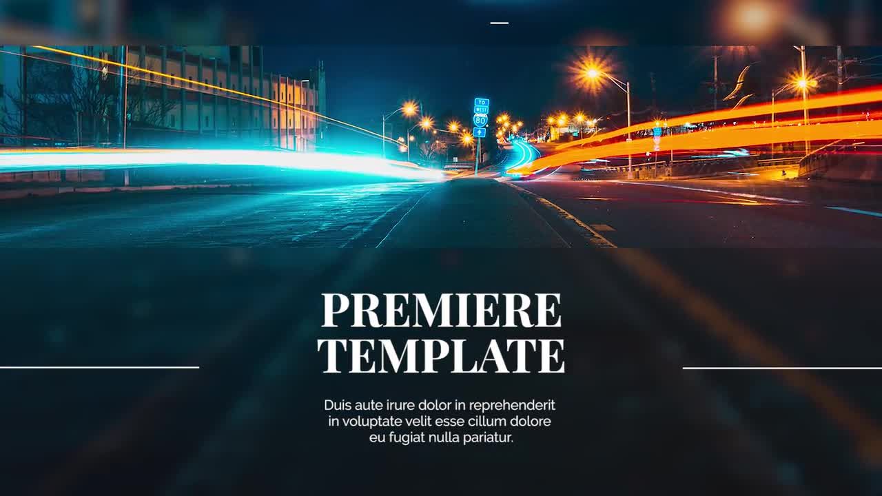 时尚现代动态版素材库推荐PR模板