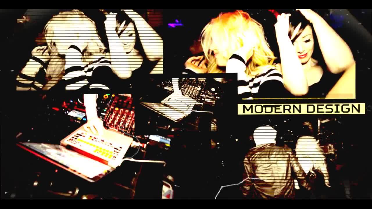 清洁生产卷轴素材库精选AE模板