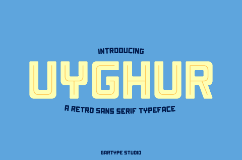 Uyghur[Demo] font素材之家精选英文字体