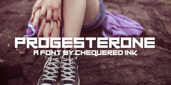 Progesterone font插图