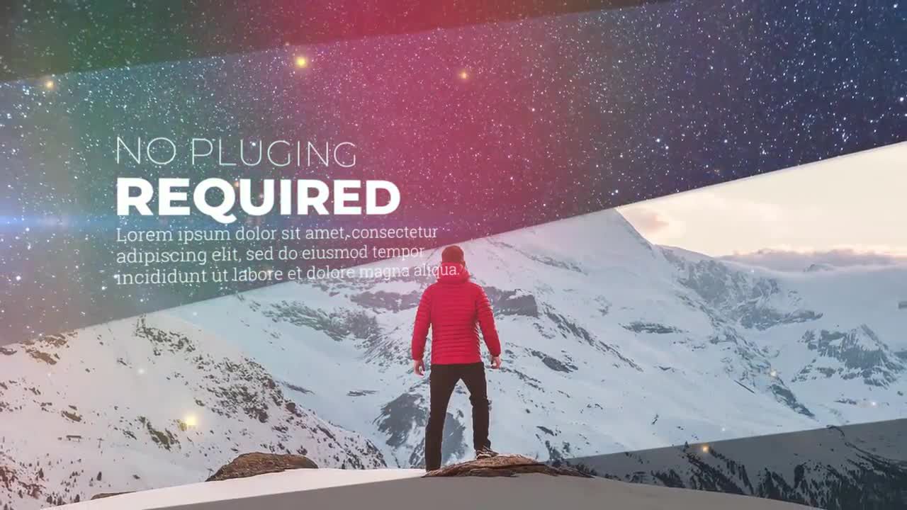 温暖光泄漏效果幻灯片过渡素材库精选PR模板