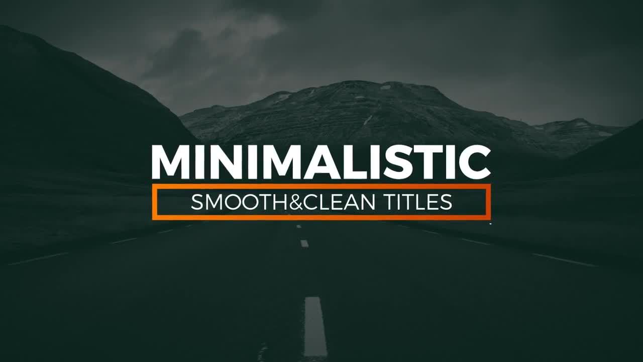 时尚现代企业演示全屏标题素材库精选AE模板