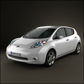 日产汽车LEAF 2011 素材之家精选3D模型