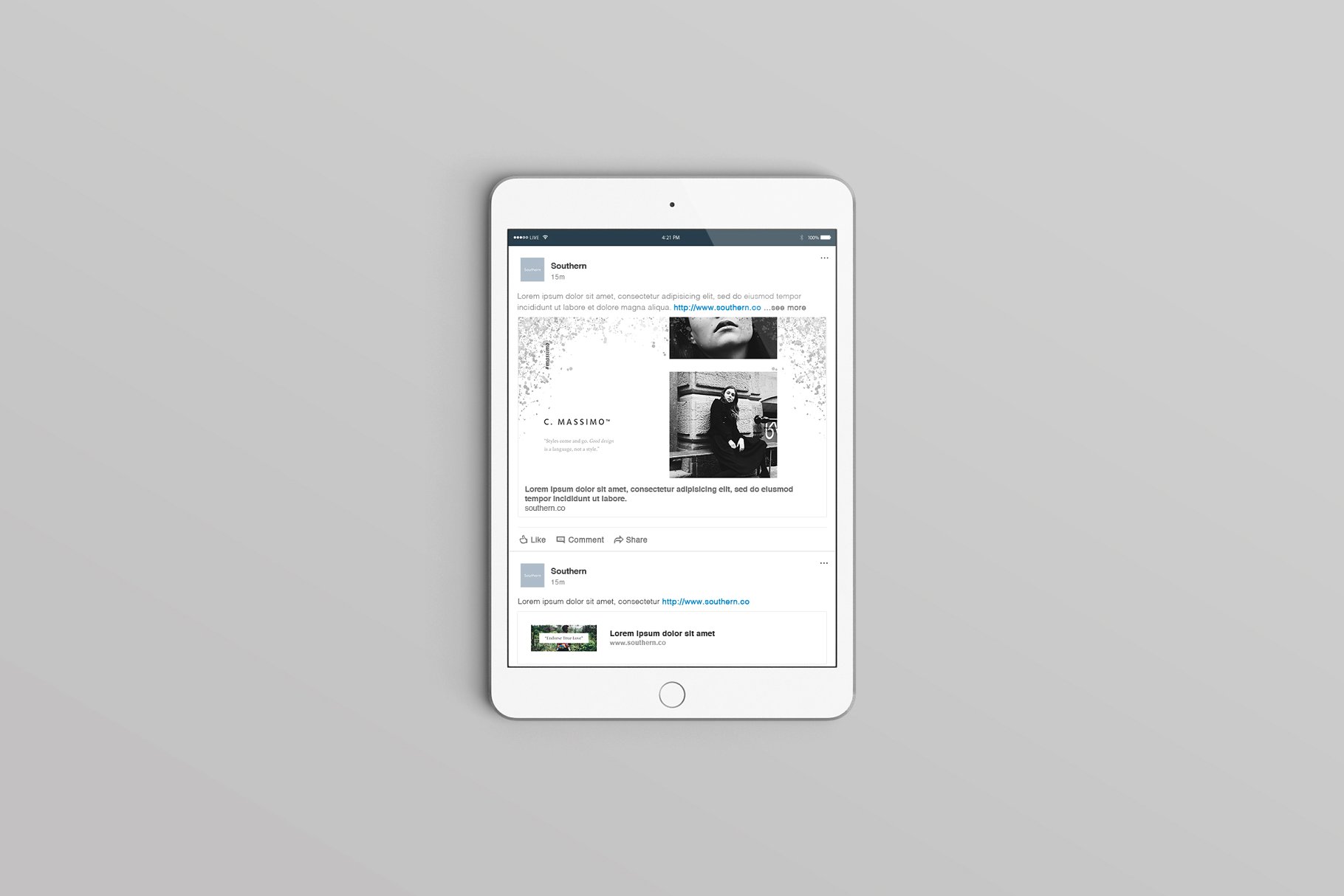 米兰风现代潮流社交媒体贴图模板素材库精选 Milan Social Media Templates插图(3)