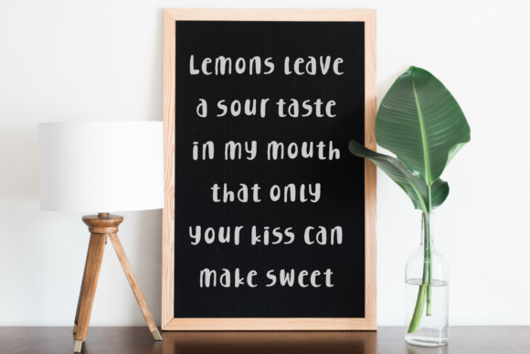 Lemontea Squash Font插图2