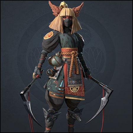 日本忍者武士人物素材之家精选3D模型