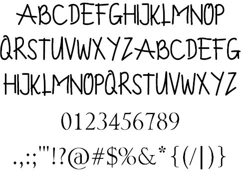 FORGOTTEN font插图1