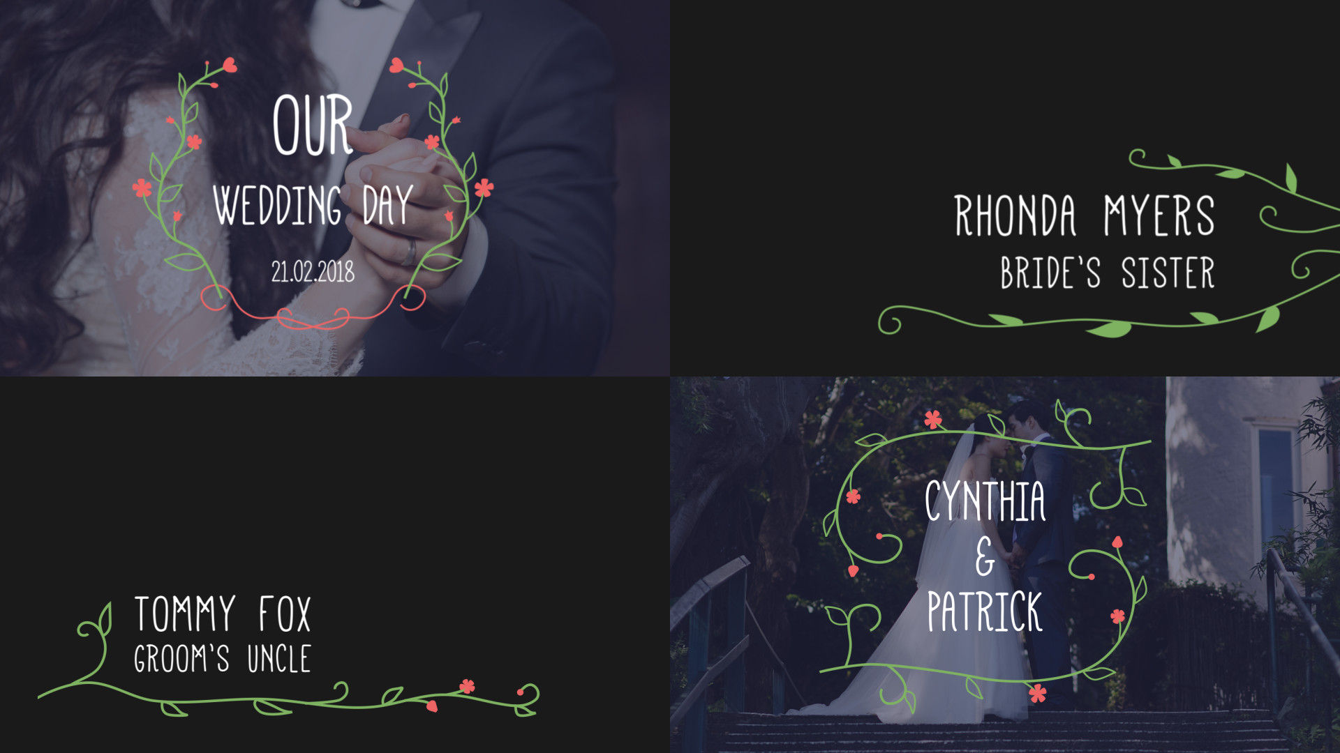 10个独特促销婚礼标题PR模板