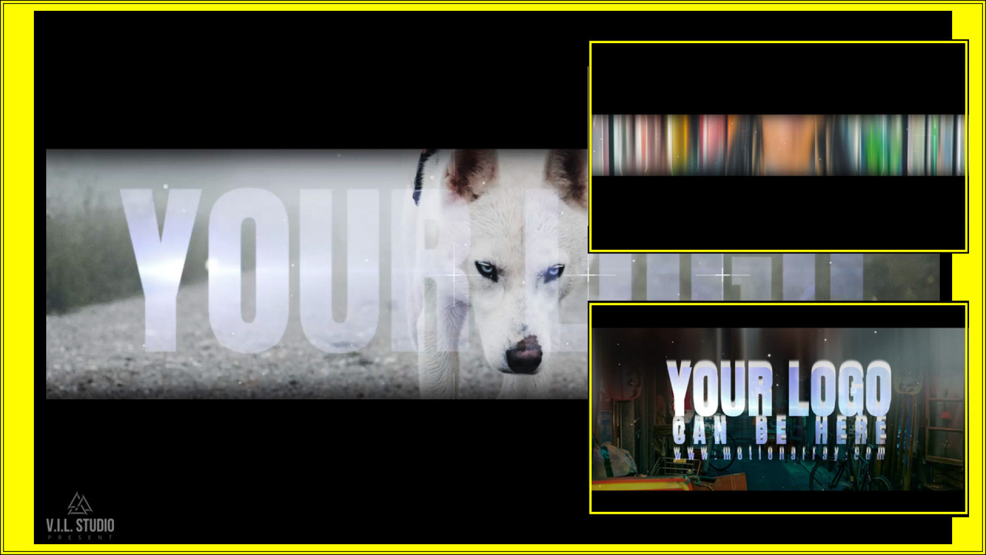 电影开场动画PR视频模板