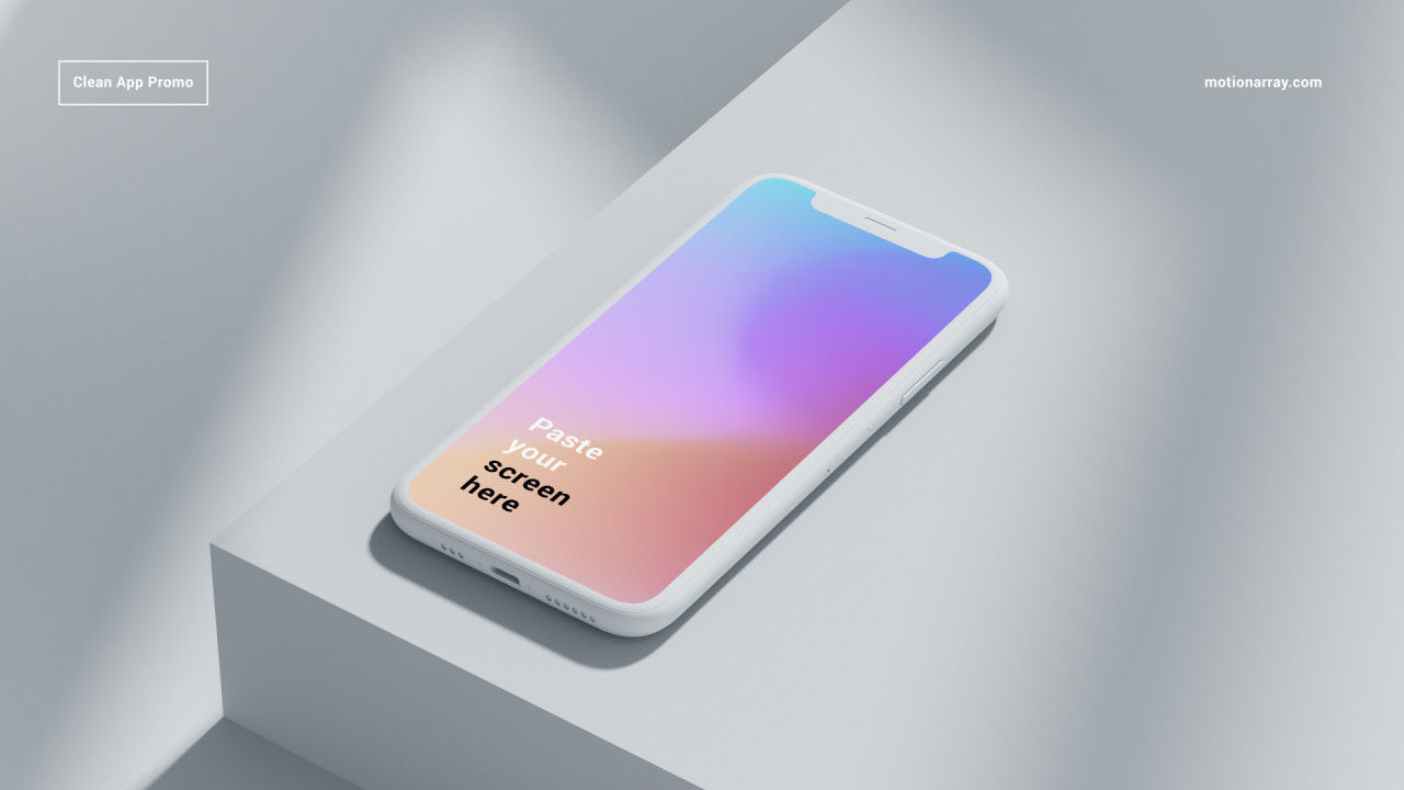 简洁时尚创意的宣传介绍素材库精选AE模板