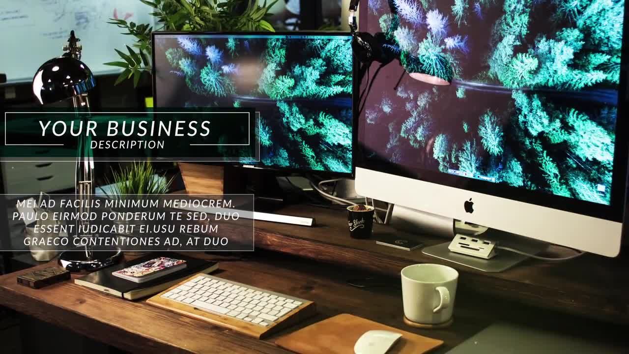 现代时尚企业幻灯片V.2动画素材库精选AE模板